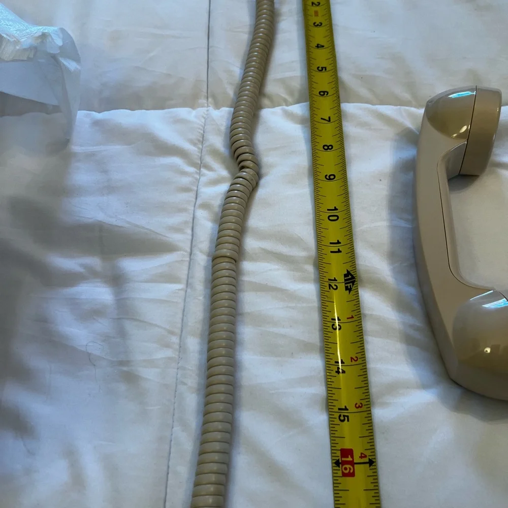 New Box Vintage Retro 1970’s Cortitelcoi push button wall mount telephone cream